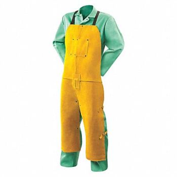 STEINER Cowhide Welding Split Leg Bib Apron 48, 62XT53
