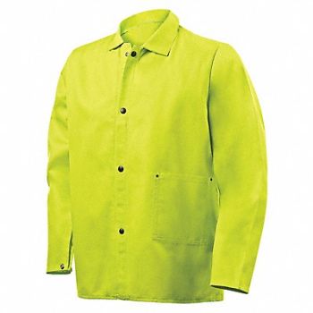 STEINER K7361 Cotton Jacket Flame Resist 30 Lime XL, 62XU23