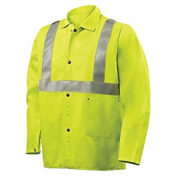 STEINER Cotton Jacket Flame Resist 30 Lime XL, 62XU22