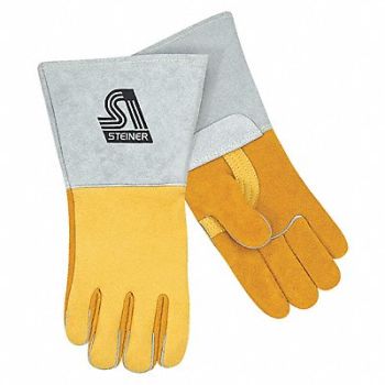 STEINER INDUSTRIES Welding Gloves MIG/Stick Application PR, 56LX57