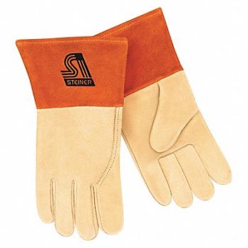 STEINER INDUSTRIES Welding Gloves MIG/TIG Application PR, 56LX51