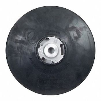 NORTON Backup Pad Color Black 8 600 RPM, 804KE7