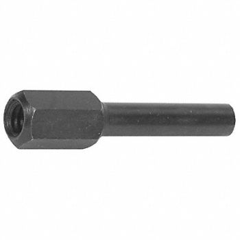 CLIMAX METAL PRODUCTS Threaded Mandrel 1/4 In Dia 4 In OAL, 39AL75