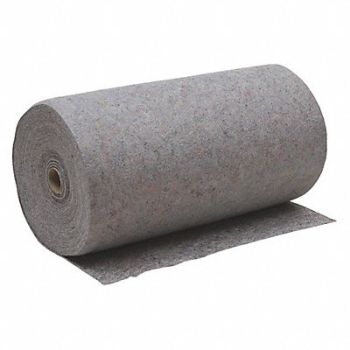 OIL EATER Rug Industrial Absrbent Gray 36 x150 ft., 63AU21