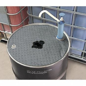 OIL EATER Drum Top Absorbent Pad 22 dia., 63AU30