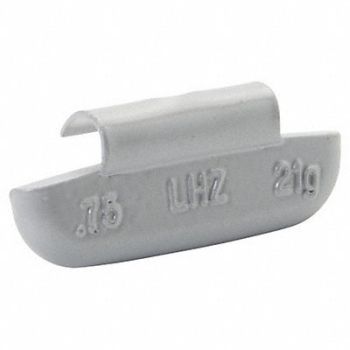 PLOMBCO Coated Zinc Clip-On Weight .75 oz.PK25, 63DW44