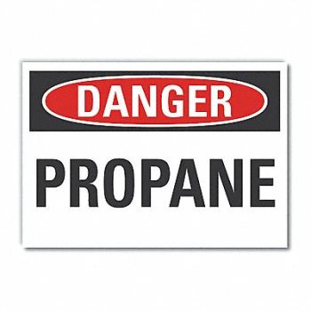 LYLE Propane Danger Rflctv Label 3.5inx5in, 63JP96