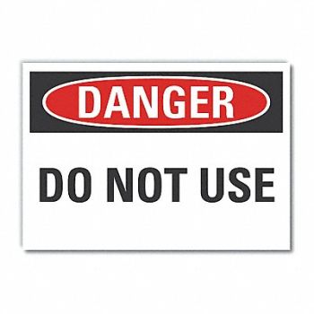 LYLE Acc Prevention Label 3.5in x 5in, 63JU27