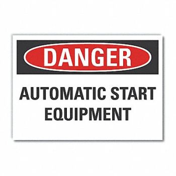 LYLE Auto Equipment Danger Rflctv Lbl 3.5x5in, 63KN60