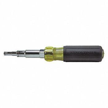 KLEIN TOOLS Hlw Rnd MltBt Nt Drvr 3/16 to 9/16 in, 63LH95