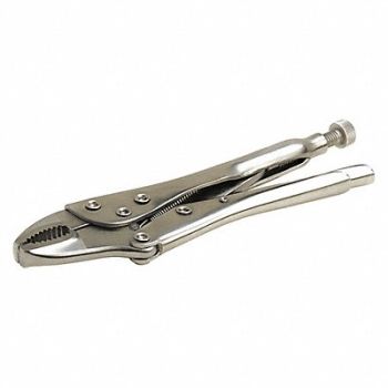 AVEN Pliers Locking 7 SS Round Jaws, 63MW28