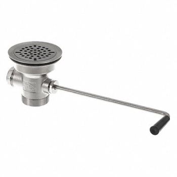 COMPONENT HARDWARE Twist Handle Drain 3-1/2 Sink Opening, 642V89