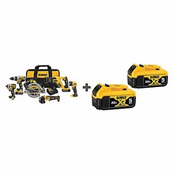 DEWALT Cordless Combination Kit 6 Tools 20V DC, 643H14