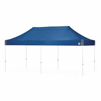 E-Z UP Portable Shelter 20 ft L Polyester, 60NM06