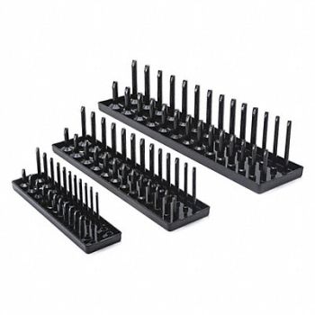 GEARWRENCH Black SAE Socket Storage Tray Set 3 pcs, 644D36