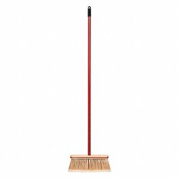 HARPER Broom 48 Metal Handle Gray 12, 64KR97
