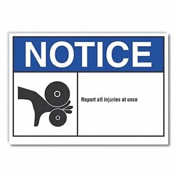 LYLE Acc Prevention Label 5 in x 7 in, 64MM31