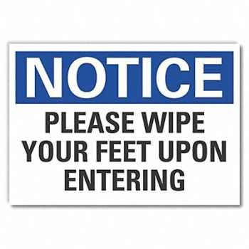 LYLE Information Notice Rflctv Label 5x7in, 64NA46