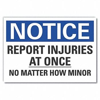 LYLE Acc Prevention Label 5 in x 7 in, 64ND88