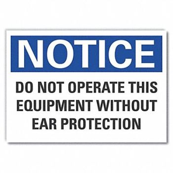 LYLE Ear Notice Label 3.5in x 5in Polyester, 64NG48