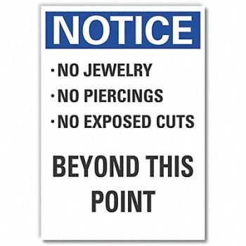 LYLE Acc Prevention Label 7 in x 5 in, 64NH40