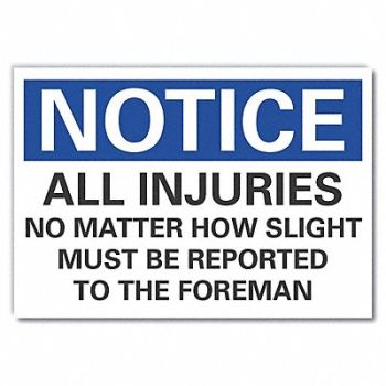 LYLE Acc Prevention Label 5 in x 7 in, 64NL07