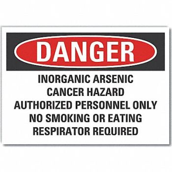 LYLE Inorganic Arsenic Rflct Lbl 5x7in, 64PG55