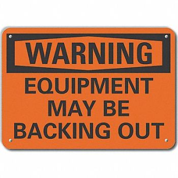 LYLE Rflct Traffic Safety Warn Sign 10x14in, 64PW30