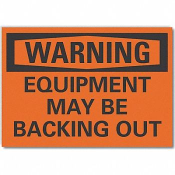LYLE Trfc Safety Warn Rflct Label 5inx7in, 64PW34
