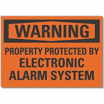 LYLE Surveillance Warning Label 3 1/2x5in, 64PY75