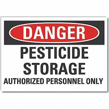 LYLE Pesticide Danger Rflct Label 5inx7in, 64RD03