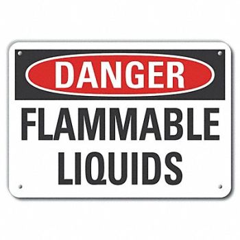 LYLE Danger Sign 7 in x 10 in Aluminum, 63KA47