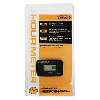 HARDLINE PRODUCTS Hour Meter for Gasoline Engine, 64XU74