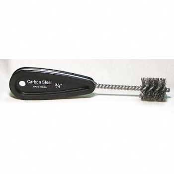 SCHAEFER BRUSH Fitting Br 3/4 I.D. Plastic Hndl Steel, 64XW09