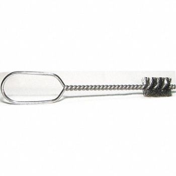 SCHAEFER BRUSH Fitting Brush 1/2 I.D. Wire Hndl Steel, 64XW19