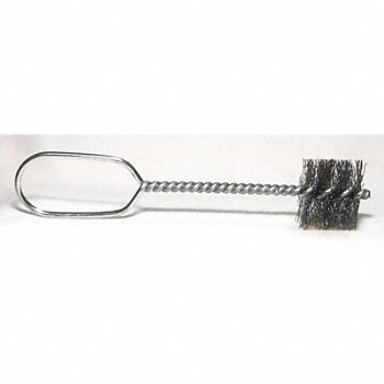 SCHAEFER BRUSH Fitting Brush 1 I.D. Wire Handle Steel, 64XW22