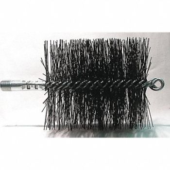 SCHAEFER BRUSH Flue Brush 4 Dia Tempered Wire, 64XW80