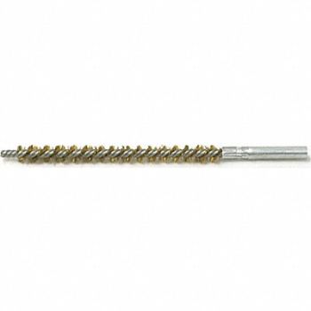 SCHAEFER BRUSH Condenser Brush 1/4 Dia Brass, 64XZ44