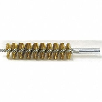 SCHAEFER BRUSH Condenser Brush 1 Dia Brass, 64XZ56