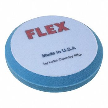 FLEX Polishing Pad 6-1/4 Size Foam Blue, 404L83