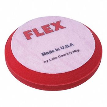 FLEX Polishing Pad 6-1/4 Size Foam Red, 404L85