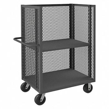 DURHAM MFG Truck 3-Sided w/ 6 x2 Phenolic Casters, 56MX15