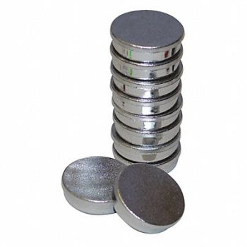 MASTERVISION Super Magnets 1 Silver PK10, 65AA07