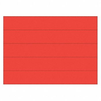 MASTERVISION Magnetic Tape Strips 7/8 x6 Red PK25, 65AA16