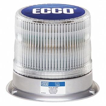 PULSE Led Beacon 12-24Vdc 11 Patterns Clear, 65CF41