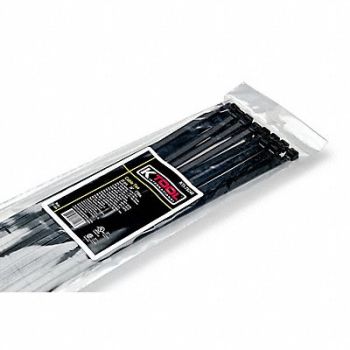 TRITON PRODUCTS Wire Tie Black 24 175 lb.Tensile PK25, 65DE89
