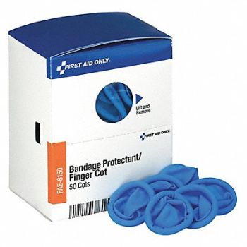 FIRST AID ONLY SmartCompliance Finger Cots PK50, 65DG37