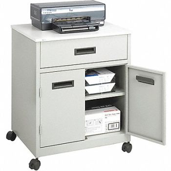 SAFCO Steel Machine Stand with Double Doors, 65KR87