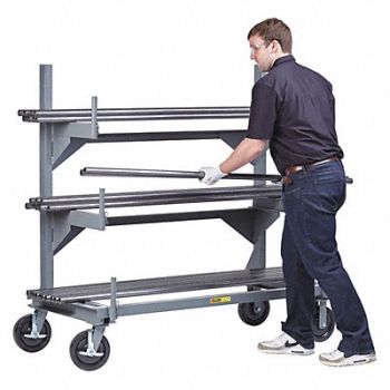 LITTLE GIANT Mobile Cantilever Rack 30x60 4000 lb., 65LN94