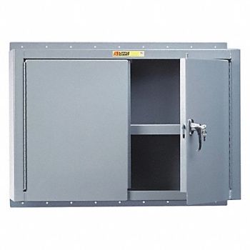 LITTLE GIANT Wall Cabinet 10x36x24 Center Shelf, 65LP11